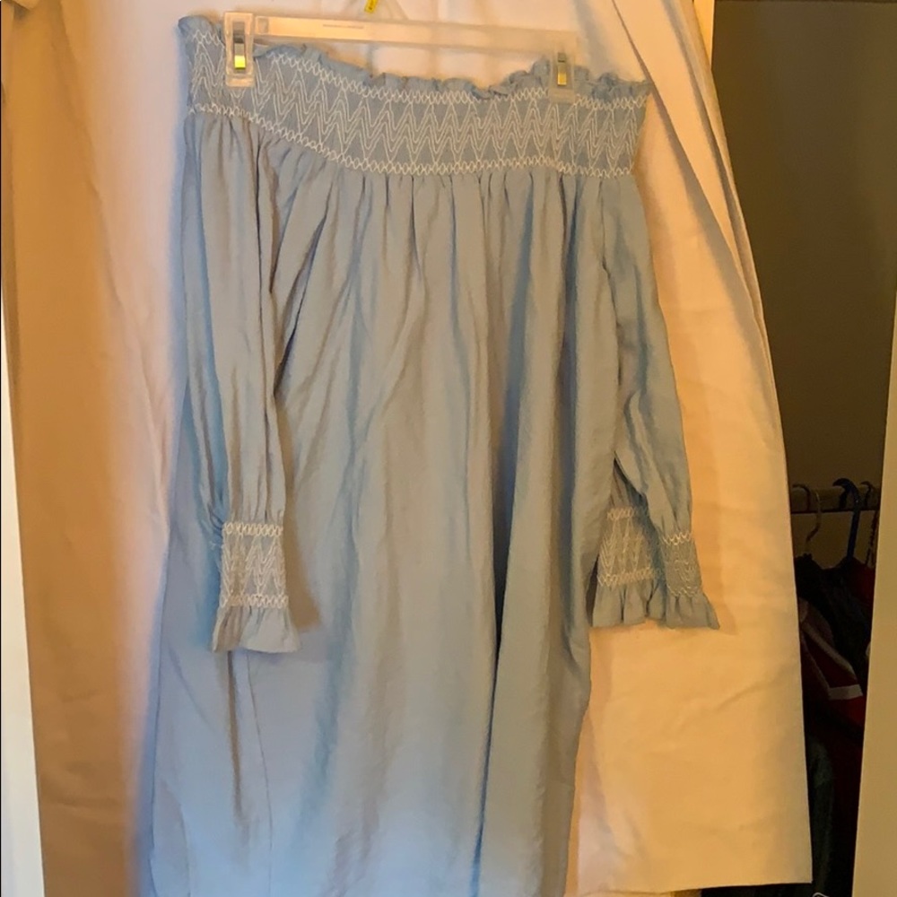 Off the shoulder dress